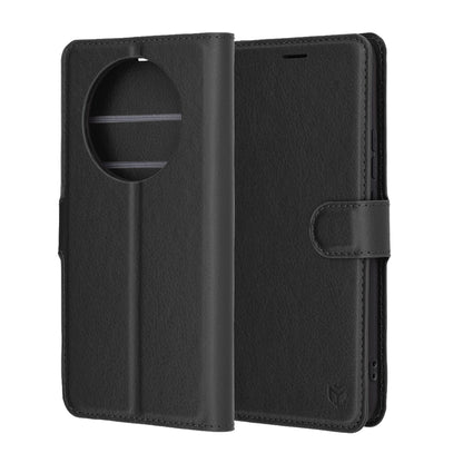 Husa pentru Realme 14 Pro+, Techsuit, Leather Folio, Neagra