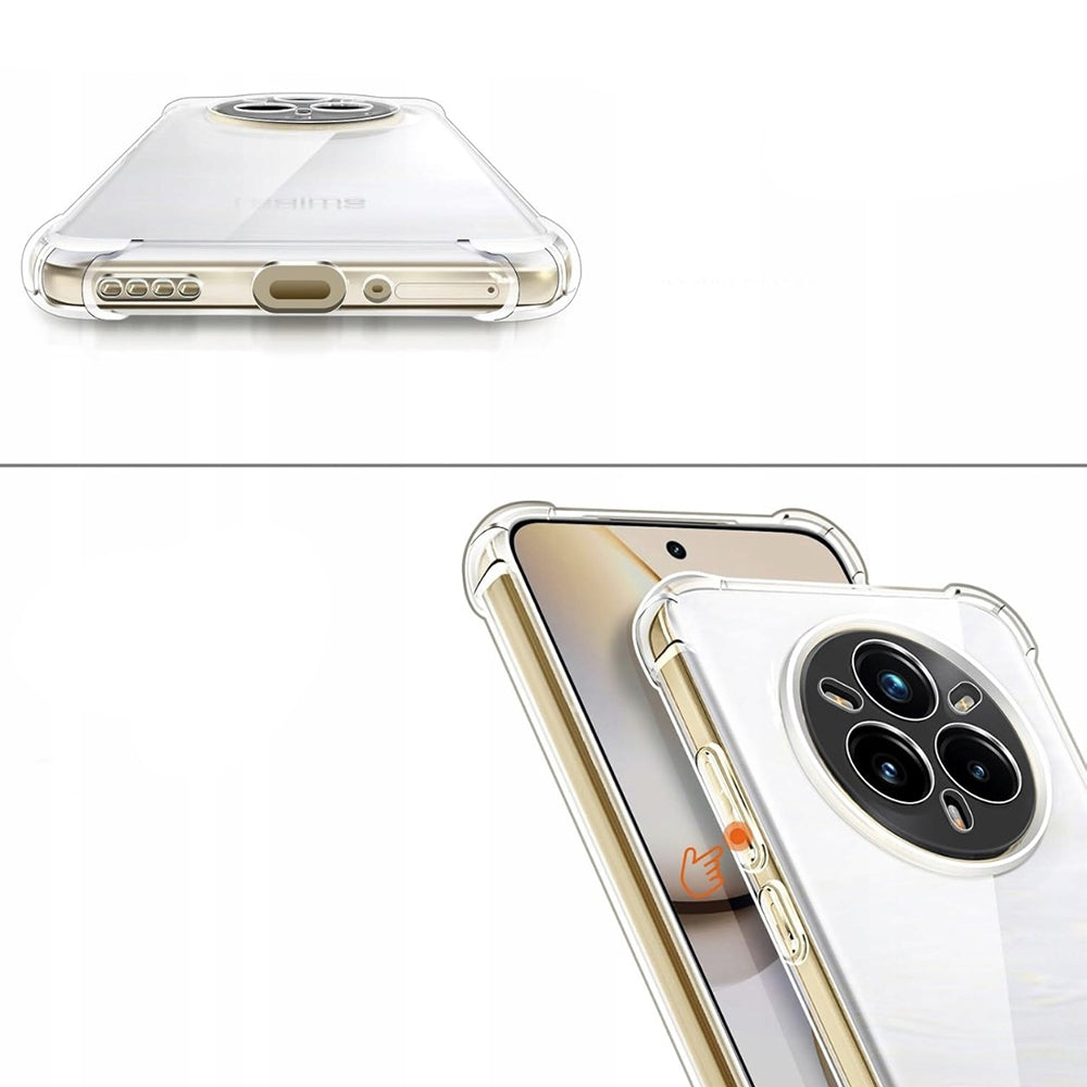Husa pentru Realme 14 Pro+, Techsuit, Shockproof Clear, Transparenta