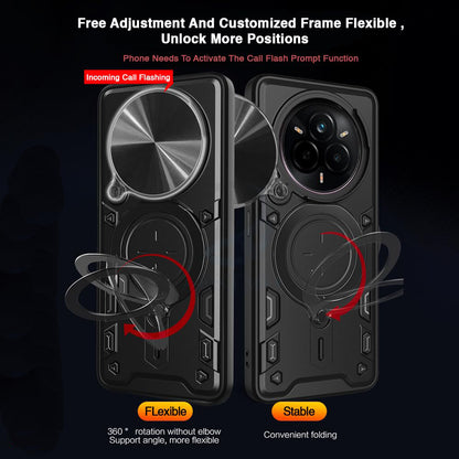 Husa pentru Realme 14 Pro, Techsuit, CamGuard Pro, Neagra