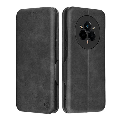 Husa pentru Realme 14 Pro, Techsuit, Safe Wallet Plus, Neagra