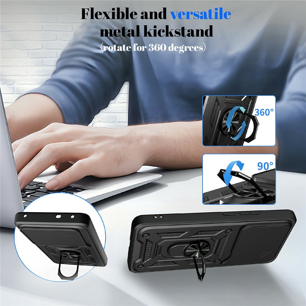 Husa pentru Realme 16 Pro+, Techsuit, CamShield, Neagra