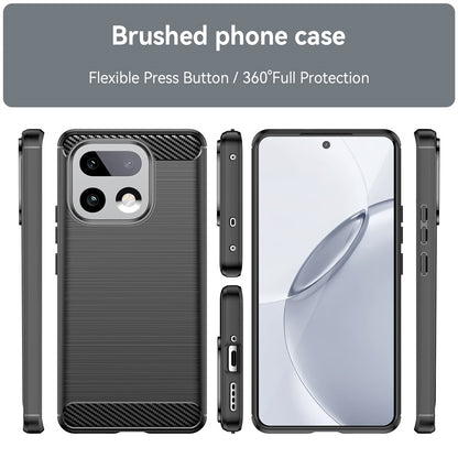 Husa pentru Realme 16 Pro+, Techsuit, Carbon, Neagra