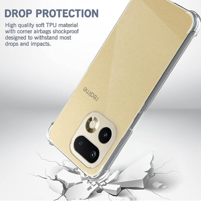 Husa pentru Realme 16 Pro+, Techsuit, Shockproof Clear, Transparenta