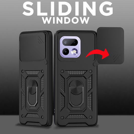 Husa pentru Realme 16 Pro, Techsuit, CamShield, Neagra