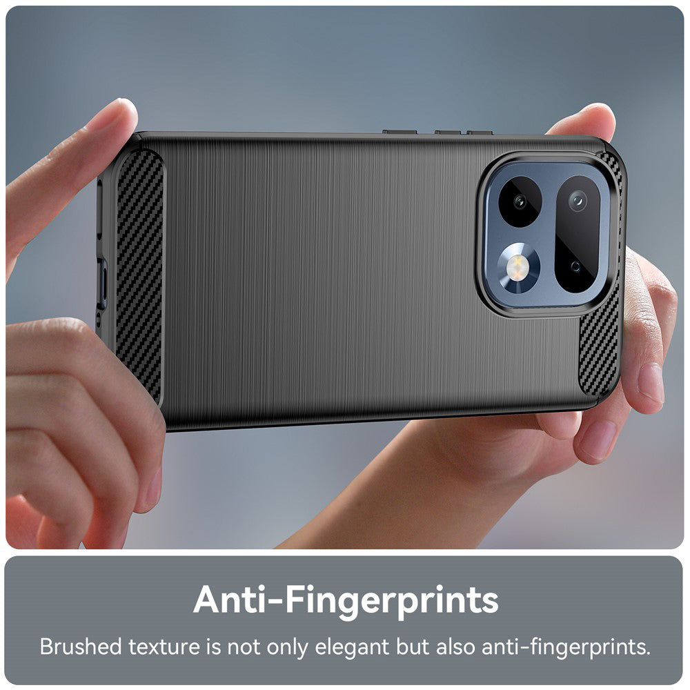 Husa pentru Realme 16 Pro, Techsuit, Carbon, Neagra