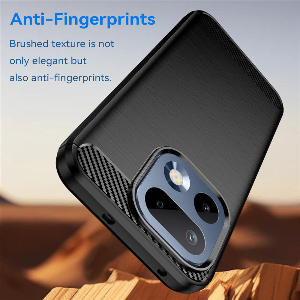 Husa pentru Realme 16 Pro, Techsuit, Carbon, Neagra