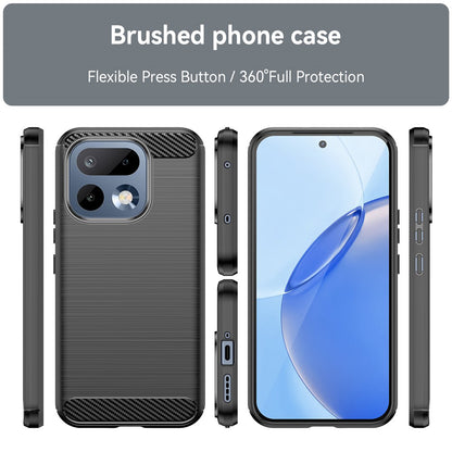 Husa pentru Realme 16 Pro, Techsuit, Carbon, Neagra