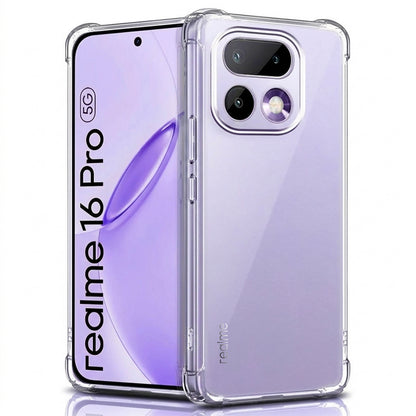 Husa pentru Realme 16 Pro, Techsuit, Shockproof Clear, Transparenta