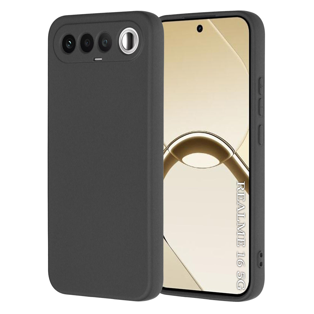 Husa pentru Realme 16, Techsuit, SoftFlex, Neagra