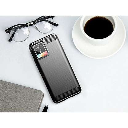 Husa pentru Realme 8 Pro / 8, Techsuit, Carbon, Neagra