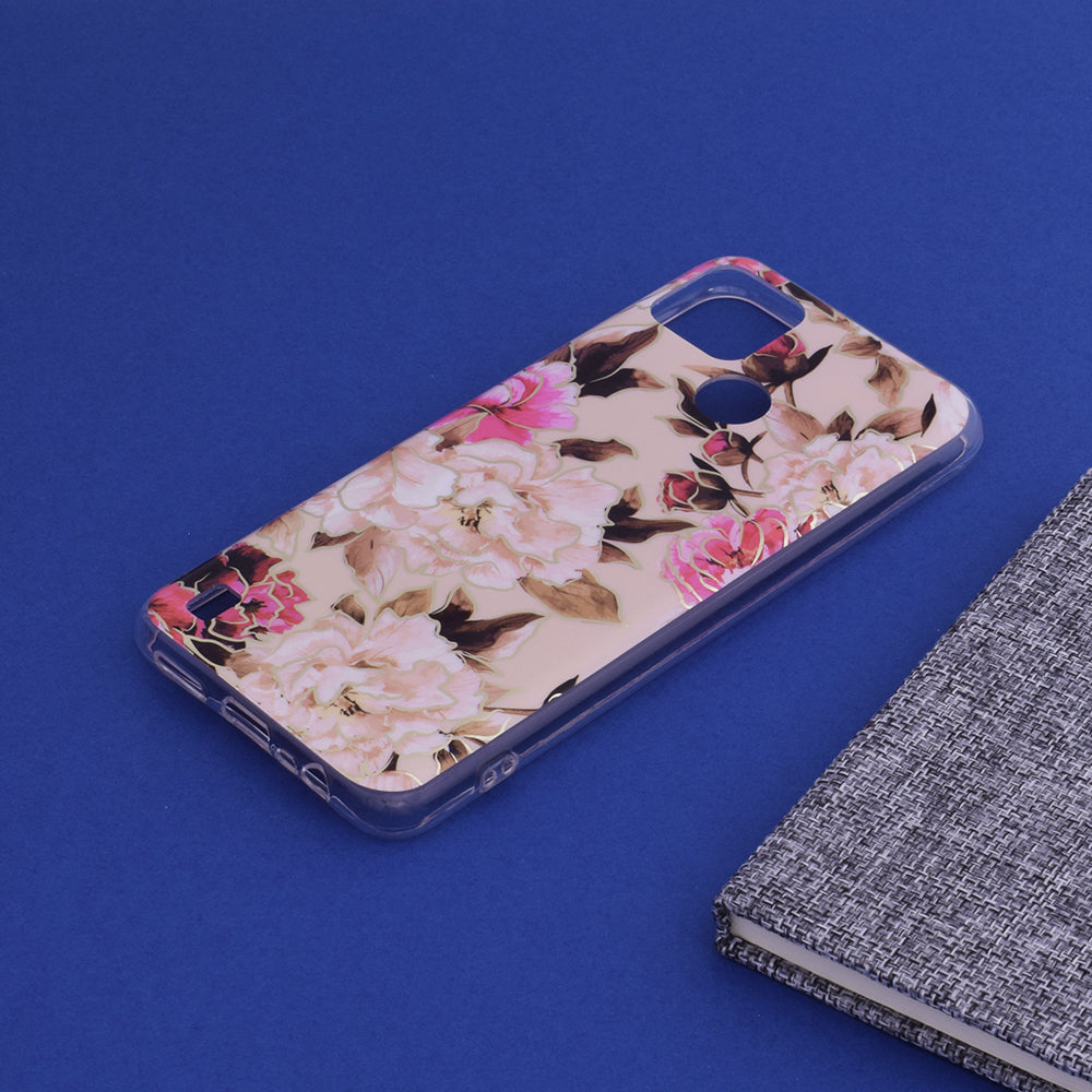 Husa pentru Realme C21Y / C25Y, Techsuit, Marble, Bej