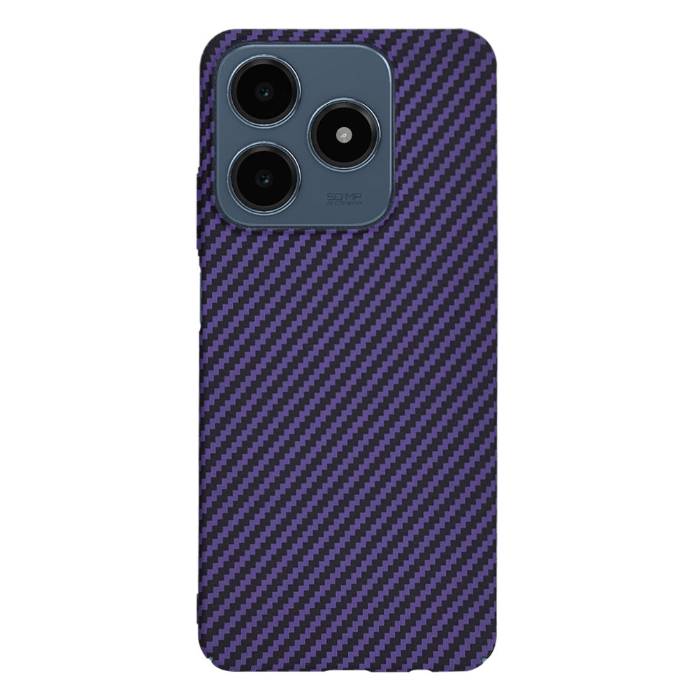 Husa pentru Realme C63 / C61, Techsuit, Carbonite FiberShell, Mov