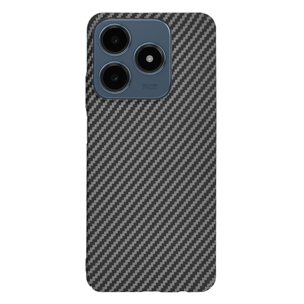 Husa pentru Realme C63 / C61, Techsuit, Carbonite FiberShell, Neagra