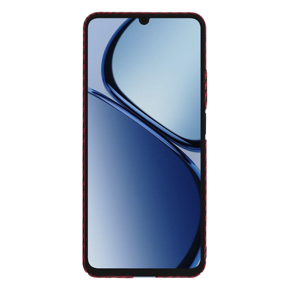 Husa pentru Realme C63 / C61, Techsuit, Carbonite FiberShell, Rosie
