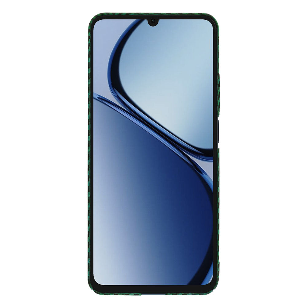 Husa pentru Realme C63 / C61, Techsuit, Carbonite FiberShell, Verde
