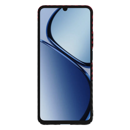 Husa pentru Realme C63 / C61, Techsuit, Carbonite FiberShell, Neagra Rosie