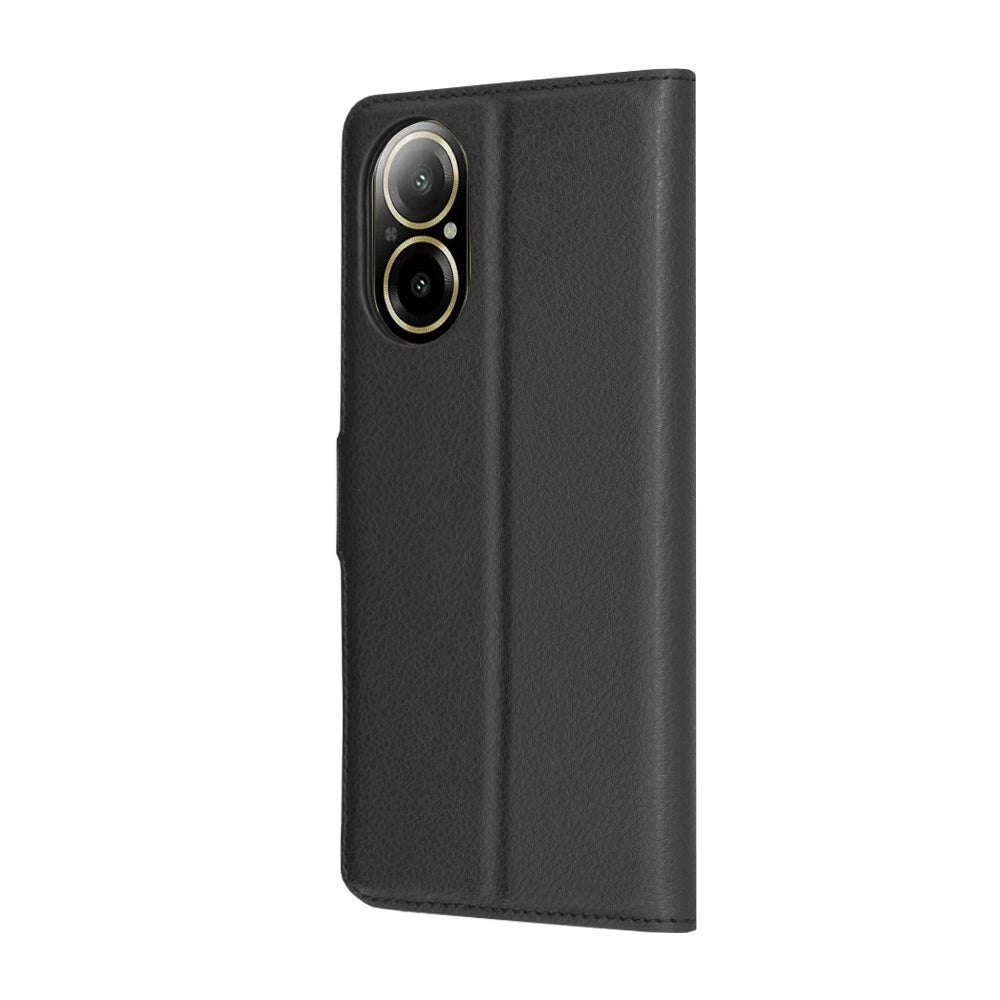 Husa pentru Realme C67 4G, Techsuit, Leather Folio, Neagra