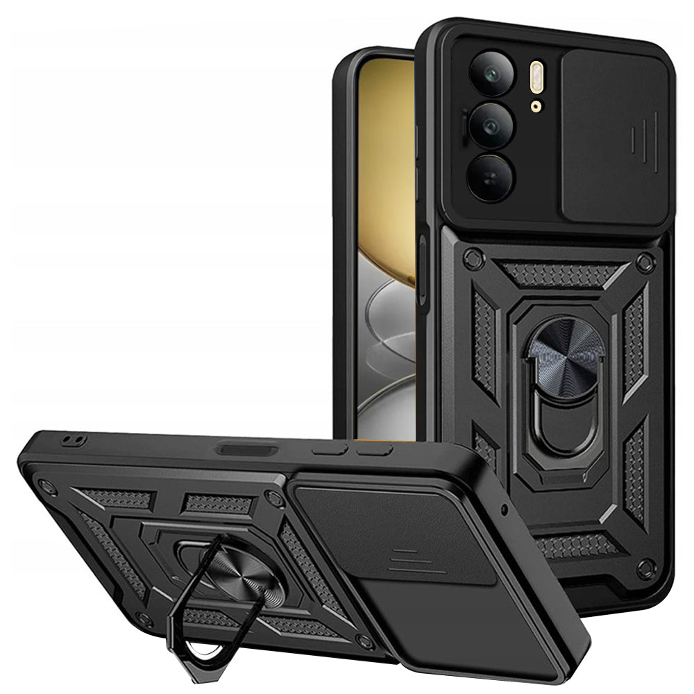 Husa pentru Realme C75 5G / 14x, Techsuit, CamShield, Neagra