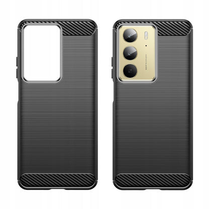 Husa pentru Realme C75 5G / 14x, Techsuit, Carbon, Neagra