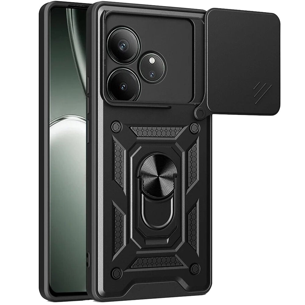 Husa pentru Realme GT 6T / GT 6, Techsuit, CamShield, Neagra