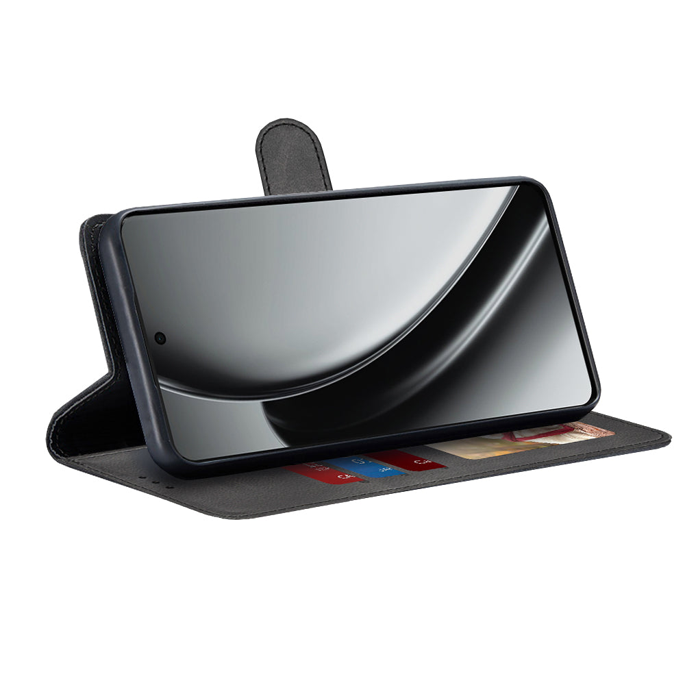 Husa pentru Realme GT 6T / GT 6, Techsuit, Diary Book, Neagra