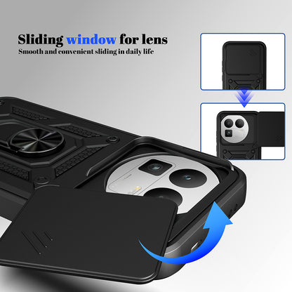 Husa pentru Realme GT 8 Pro, Techsuit, CamShield (Round Camera Cutout), Albastra