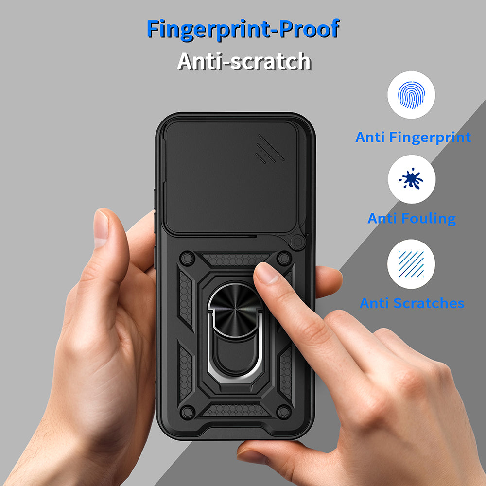 Husa pentru Realme GT 8 Pro, Techsuit, CamShield (Round Camera Cutout), Albastra