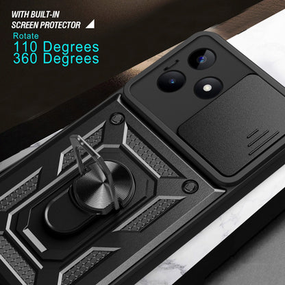 Husa pentru Realme Note 50 / C51, Techsuit, CamShield, Neagra