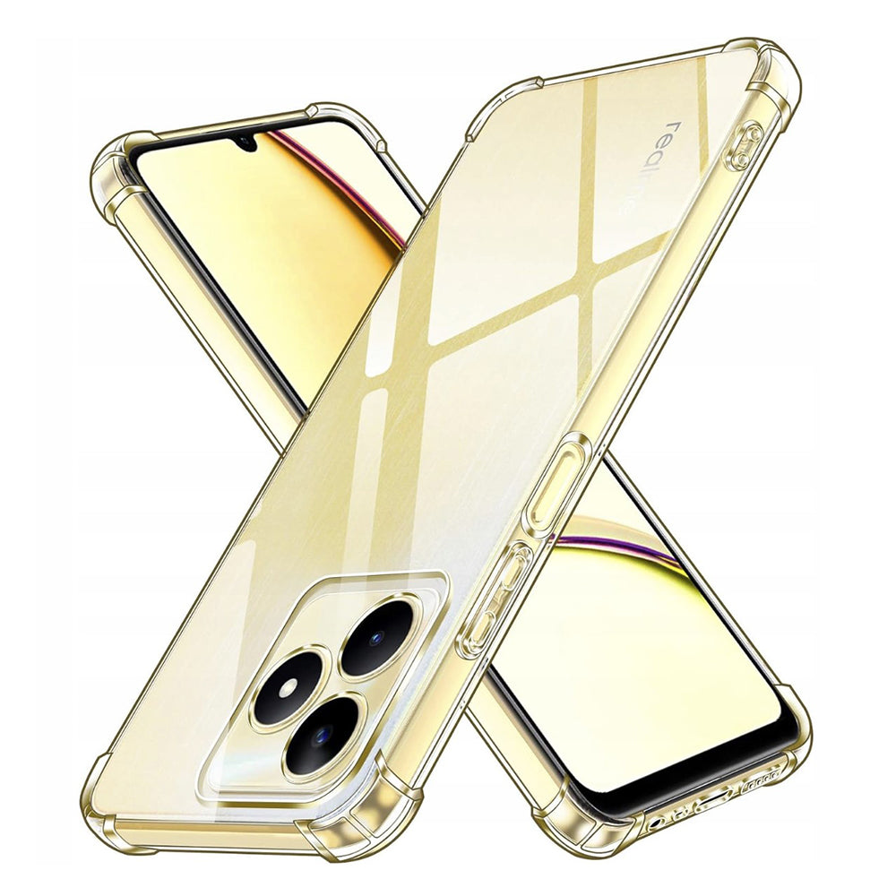 Husa pentru Realme Note 50 / C51, Techsuit, Shockproof Clear, Transparenta