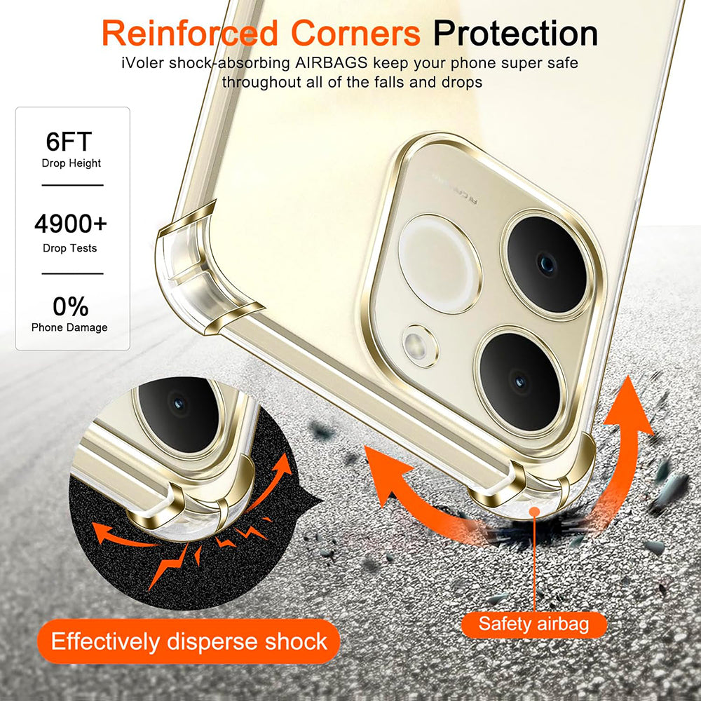 Husa pentru Realme Note 70T, Techsuit, Shockproof Clear, Transparenta