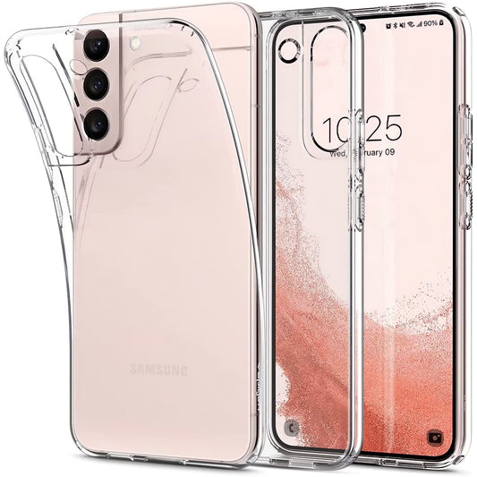 Husa pentru Samsung Galaxy S22 5G S901, Spigen, Liquid Crystal, Transparenta