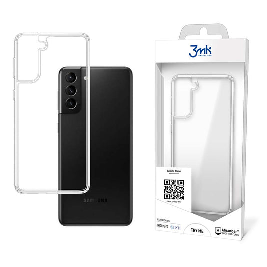 Husa pentru Samsung Galaxy S21 5G G991, 3MK, Armor, Transparenta