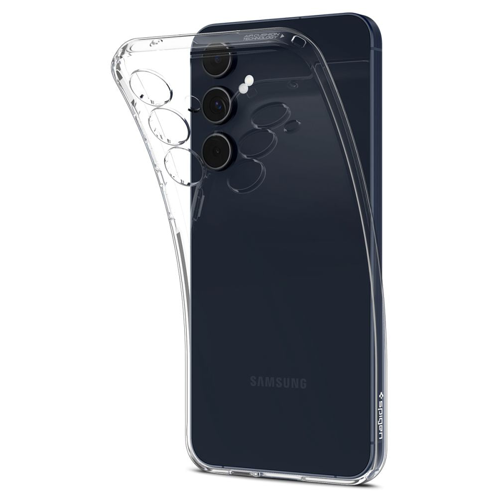 Husa pentru Samsung Galaxy A55 5G A556, Spigen, Liquid Crystal, Transparenta ACS07537