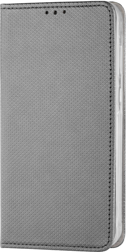 Husa pentru Samsung Galaxy J3 (2017) J330, OEM, Smart Magnet, Gri