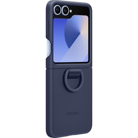 Husa pentru Samsung Galaxy Z Flip6 F741, Silicone Case, Bleumarin EF-PF741TNEGWW