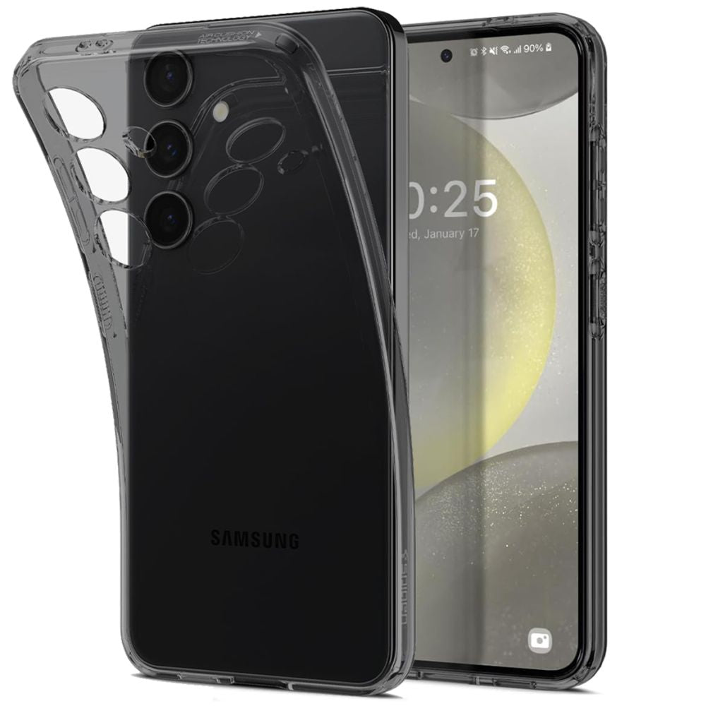 Husa pentru Samsung Galaxy S24+ S926, Spigen, Liquid Crystal, Neagra, Resigilata ACS07324