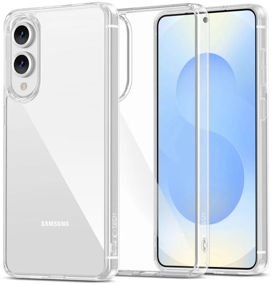 Husa pentru Samsung Galaxy S25 Edge S937, Tech-Protect, Flexair Hybrid, Transparenta