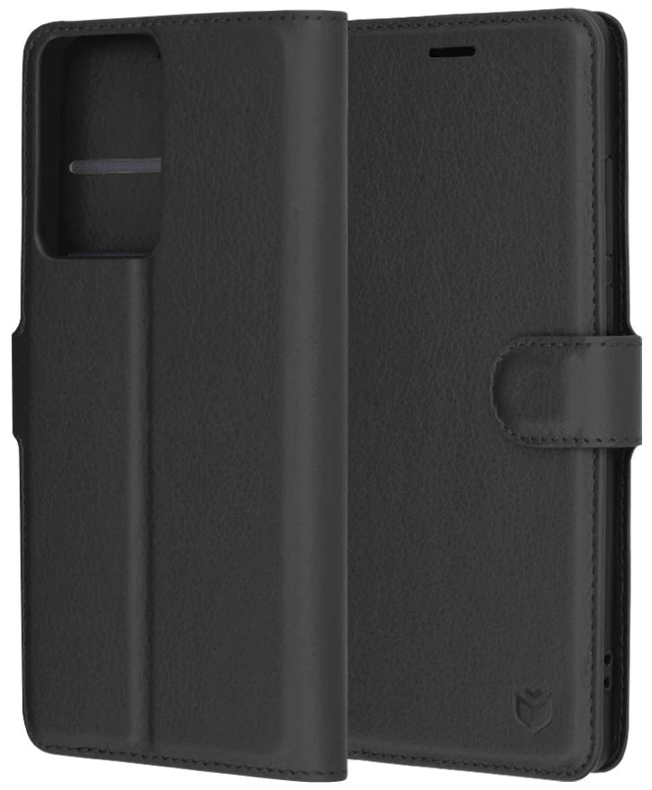 Husa pentru Samsung Galaxy A56 A566, Techsuit, Leather Folio, Neagra