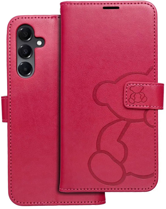 Husa pentru Samsung Galaxy A16 5G A166, OEM, MEZZO Teddy Bear, Magenta