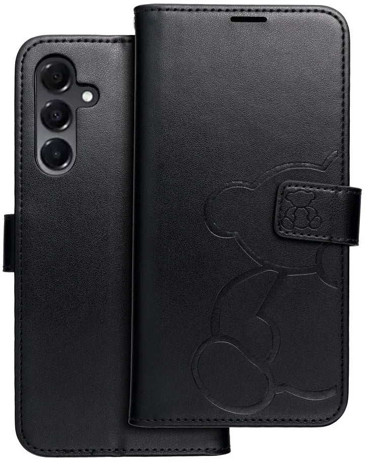 Husa pentru Samsung Galaxy A16 5G A166, OEM, MEZZO Teddy Bear, Neagra