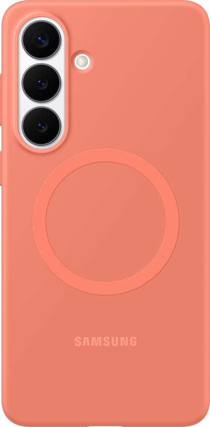 Husa pentru Samsung Galaxy S26 Plus S947, Silicone Magnet Case, Rosie EF-ES947COEGWW