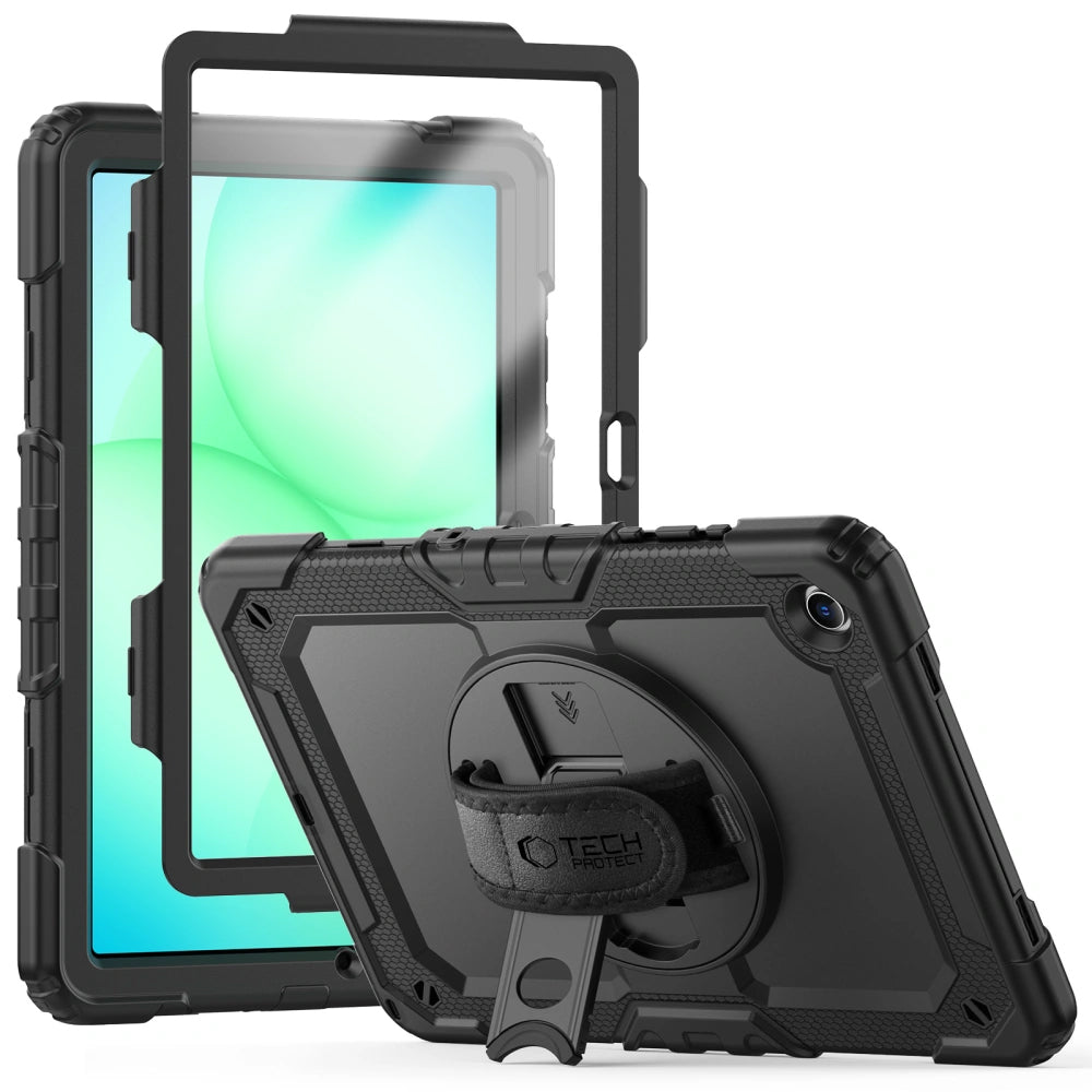 Husa pentru Samsung Galaxy Tab A11+ / Tab A9+, Tech-Protect, Solid, Neagra
