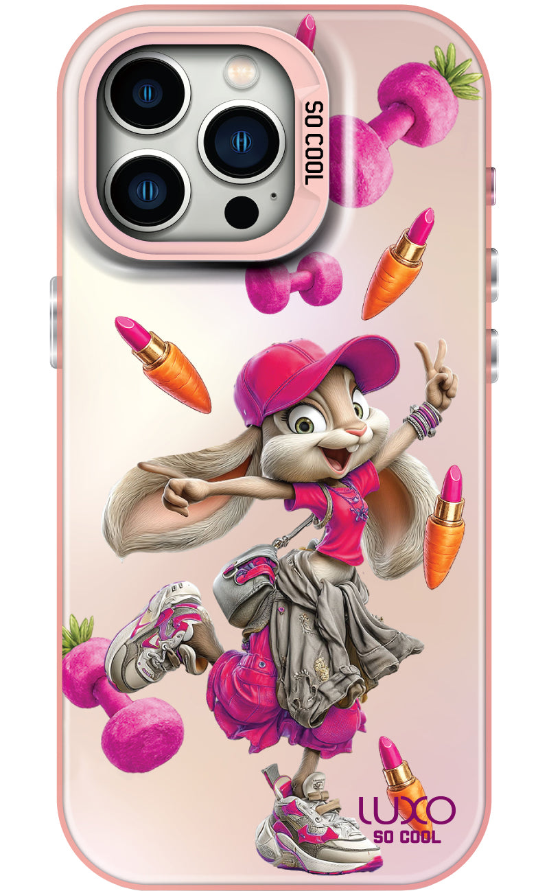 Husa pentru Samsung Galaxy A14 A145 / A14 5G A146, LUXO So CooL, ArcadiA Rabbit, Multicolor