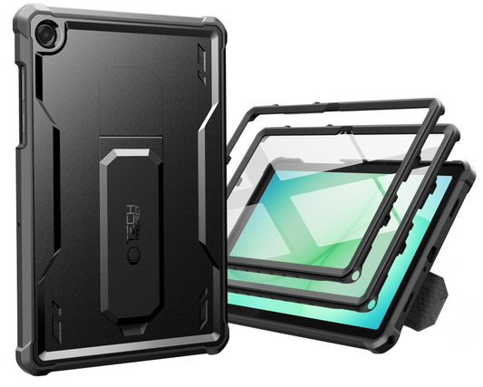 Husa pentru Samsung Galaxy Tab A11+ / Tab A9+, Tech-Protect, Kevlar Pro, Neagra