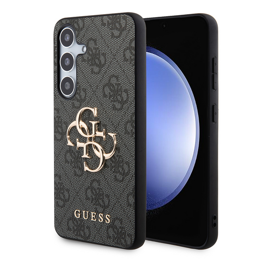 Husa pentru Samsung Galaxy S24+ S926, Guess, 4G Big Logo, Neagra, Resigilata