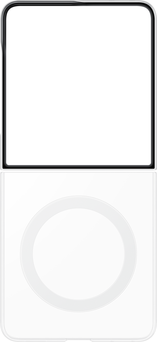 Husa pentru Samsung Galaxy Z Flip8 F776, Clear Magnet, Transparenta EF-CF776CTEGWW