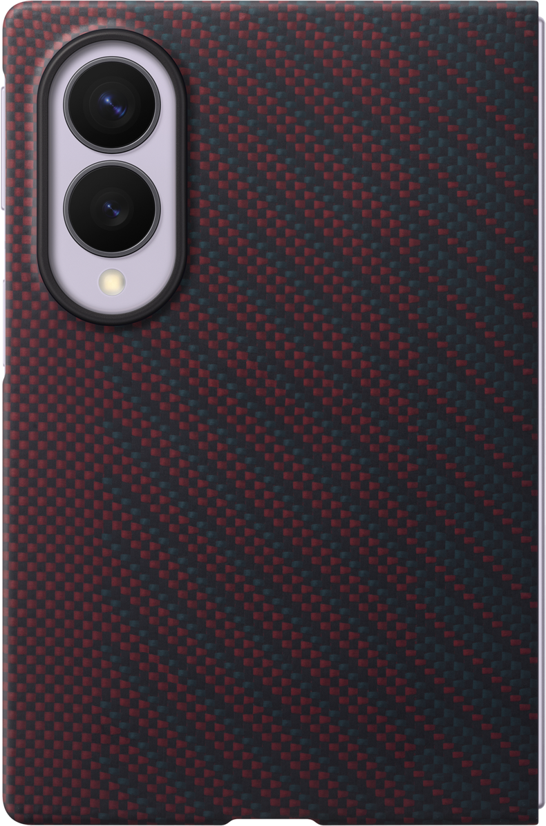 Husa pentru Samsung Galaxy Z Fold8 F971, Carbon Magnet Case, Rosie EF-KF971SREGWW