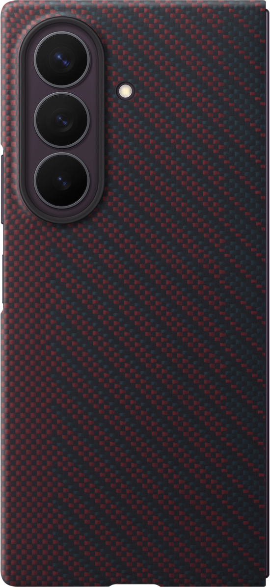 Husa pentru Samsung Galaxy Z Fold8 Ultra F976, Carbon Magnet Case, Rosie EF-KF976SREGWW