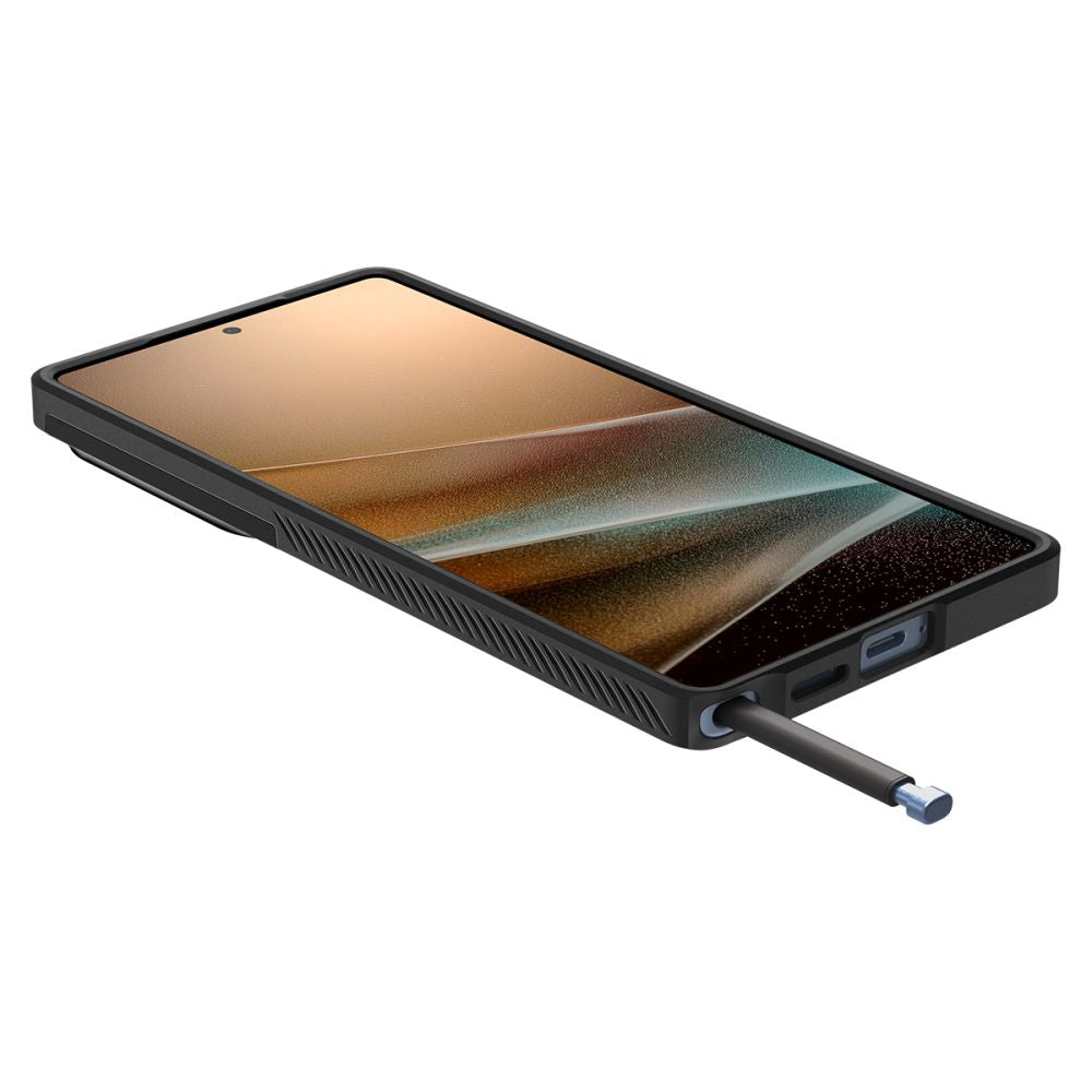 Husa pentru Samsung Galaxy S25 Ultra S938, Spigen, OPTIK ARMOR, Neagra ACS08969