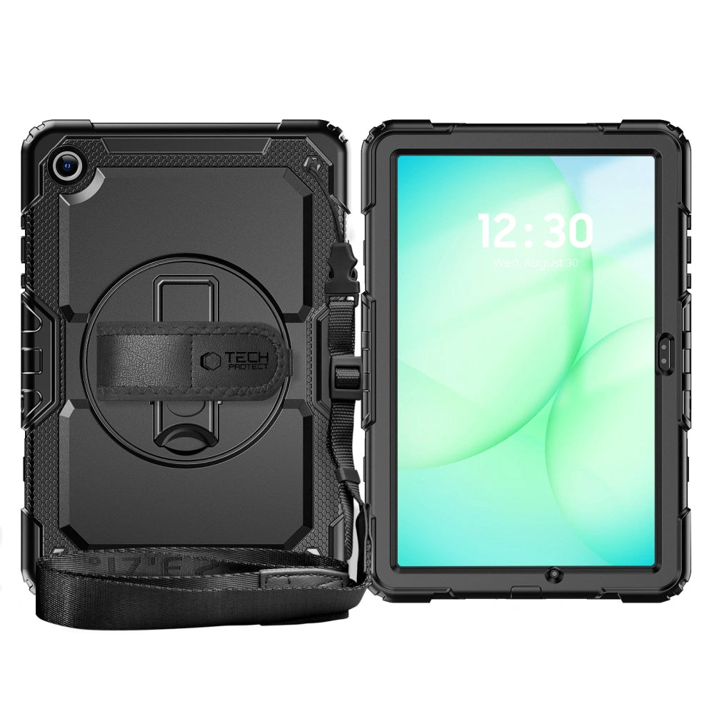 Husa pentru Samsung Galaxy Tab A11+ / Tab A9+, Tech-Protect, Solid, Neagra